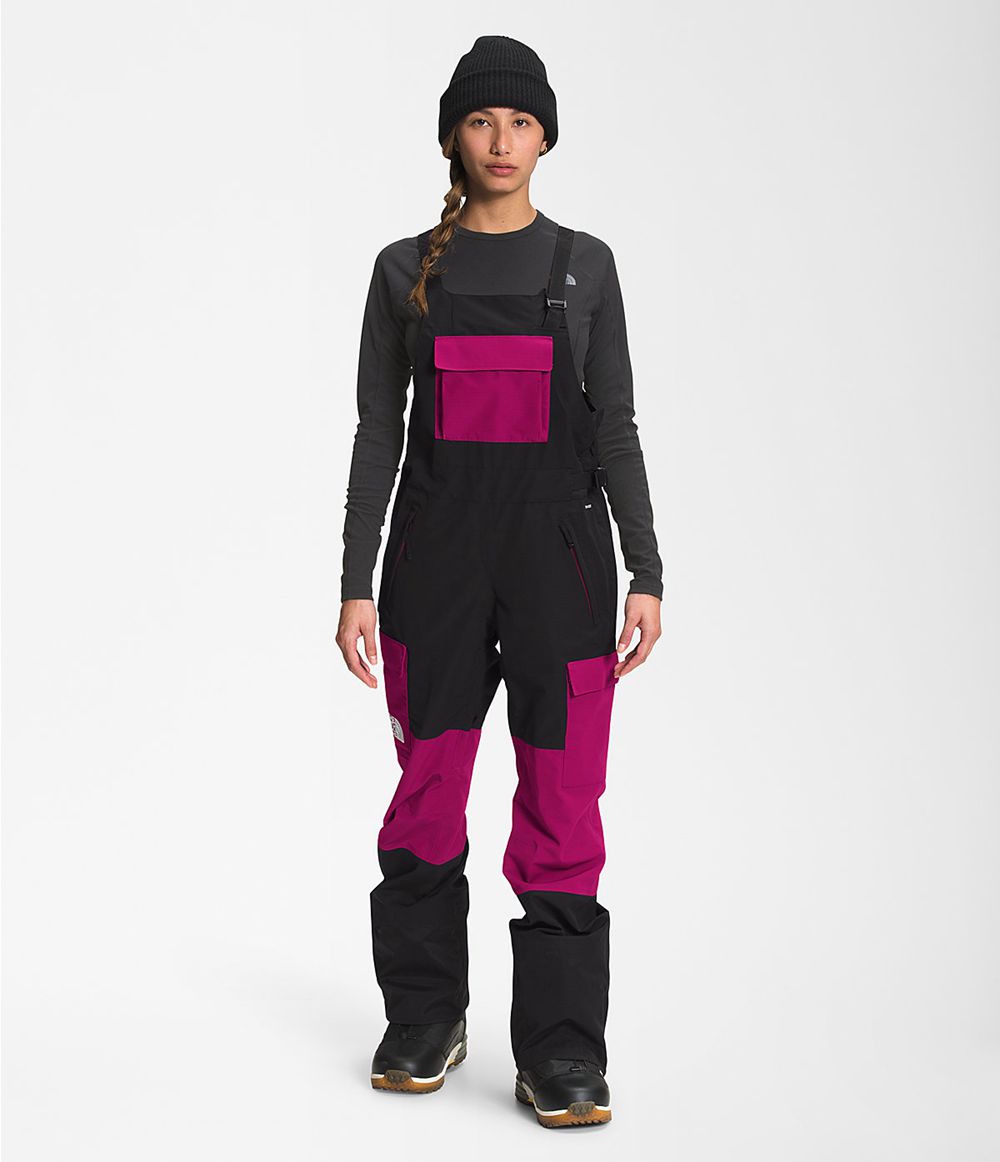 The North Face Dragline Bib Hosen Damen - Schwarz CH-127RMLY